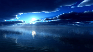 Water sky sun clouds beach - blue sky free wallpaper for desktop