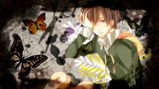 Butterfly girl gothic anime butterfly - a butterfly free wallpaper