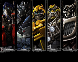 Robots faces colors sizes series - free cars wallpaper for desktop