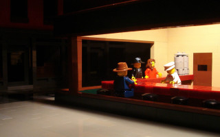 Lego restaurant scene people hat - a restaurant free wallpaper for desktop