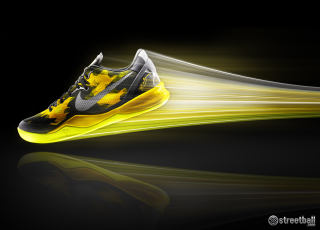 Shoes yellow black accents light - a pair of shoes free wallpaper