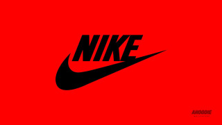 Red nike logo black nike - a silk screen free wallpaper for desktop