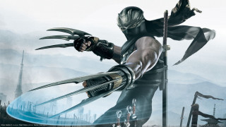 Man black outfit swords mountain - sharp claw free wallpaper