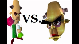 Cartoon character face each side - cubism free wallpaper