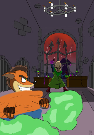 Fox man room ceiling fan - free halloween wallpaper for mobile