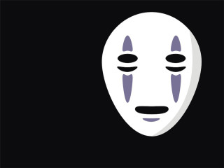 White mask eyes nose black - ayo free wallpaper for desktop