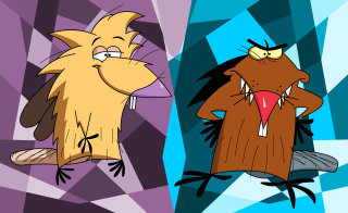 Cartoon dog cat mouths open 2 - their mouth wide open free wallpaper