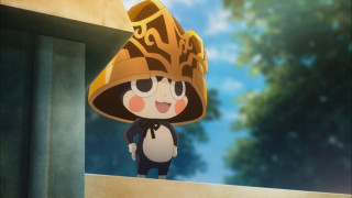 Cartoon character hat black white - a statue free wallpaper