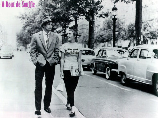 Man woman walking street car - camille souter free wallpaper