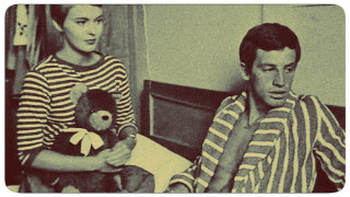 Man woman bed stuffed animal - charles angrand free wallpaper