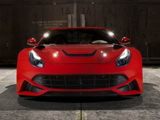 Red sports car hood up 3 - the hood free wallpaper