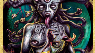 Woman tongue demon snake chest - dan hillier free wallpaper