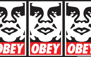 Obey three faces dystopian popart - edi rama free wallpaper for desktop