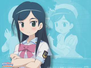 Girl uniform arms crossed sailor - free anime wallpaper