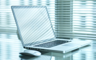 Laptop glass table mouse window - blind free wallpaper