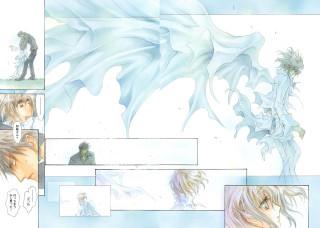 Comic page man woman background - a comic book free wallpaper