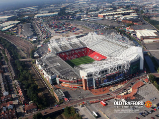 Stafford stadium aerial pitch installation - an aerial view free wallpaper