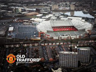 Aerial view old trafford stadium - an aerial view free wallpaper