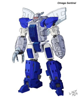 Blue white robot large wing - mecha free wallpaper for mobile