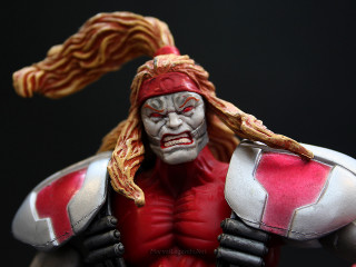 Toy red white face hair - mask free wallpaper