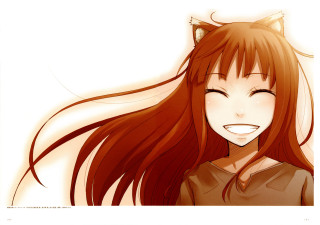 Girl red hair cat ears - cheerful free wallpaper for desktop