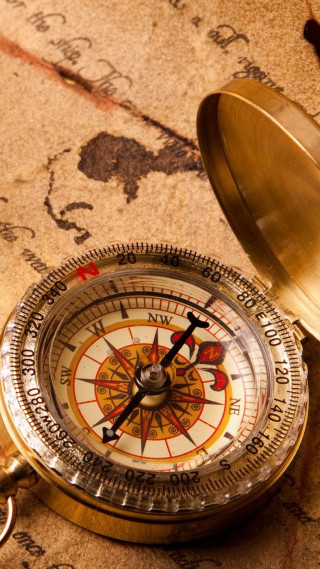 Compass map gold case keychain - the floor next free wallpaper for mobile