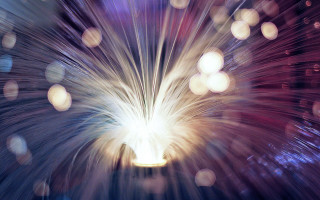 Blurry candle background lights soft - cable wire free wallpaper