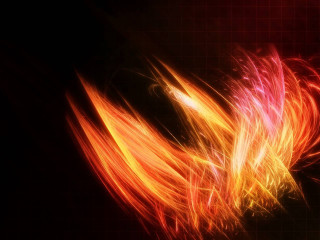 Bright orange red abstract design - abstract design free wallpaper