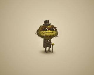 Cartoon character top hat cane 2 - sad free wallpaper for desktop