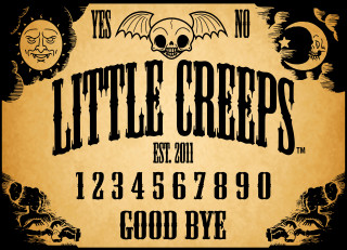 Little creeps halloween themed beer - a screenprint free wallpaper