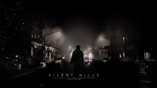 Man standing dark street night - a flashlight free wallpaper for desktop