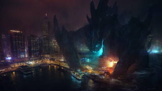 City monster structure water night 2 - chris cold free wallpaper for desktop