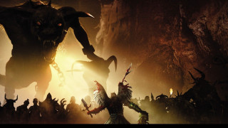 Demonic group cave demon back - darek zabrocki free wallpaper for desktop