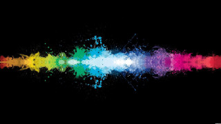 Colorful explosion black background white 3 - triadic free wallpaper for desktop