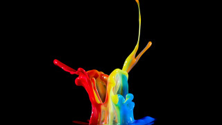 Colorful liquid abstract airbrush saturated - alberto seveso free wallpaper