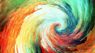 Colorful swirl black background white 6 - a colorful swirl free wallpaper