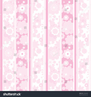 Pink white striped background flowers - background free wallpaper for tablet