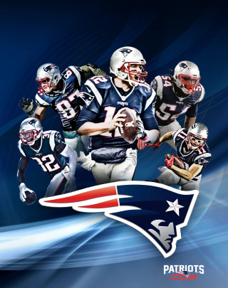 New england football players running 2 - free seasons wallpaper for mobile