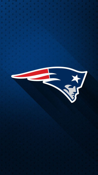 New england football logo blue 2 - the side free wallpaper for mobile