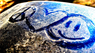 Close up rock face drawn - dust free wallpaper