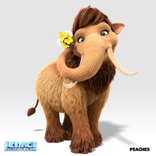 Cartoon mammoth flower peace language - a flower free wallpaper for tablet
