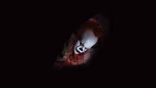 Creepy clown red hair dark - a creepy clown free wallpaper