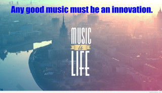 City music life river background - life free wallpaper