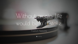 Without music life would be - music free wallpaper