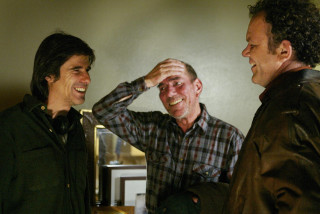 Smiling men laughing room wall - twin peak free wallpaper