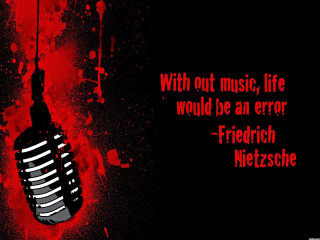 Microphone red spray paint quote - the movie free wallpaper