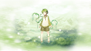 Girl green dress field snake - armin hansen free wallpaper