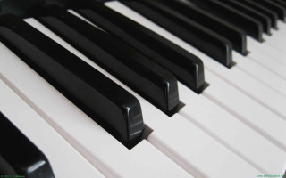 Piano keyboard close up black - a close up of a piano keyboard free wallpaper