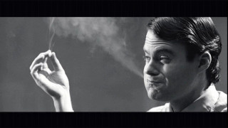 Man smoking cigarette black white 3 - a man smoking free wallpaper