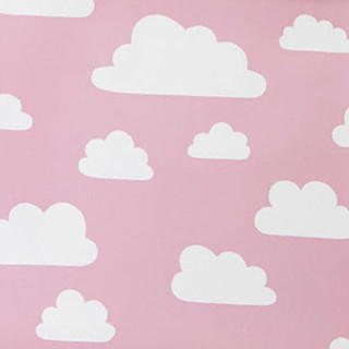 Pink white wall clouds teddy - free sky wallpaper for tablet